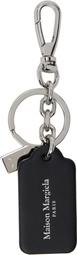 Maison Margiela Black Double Tag Keychain