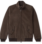 Baracuta - G9 Stretch-Cotton Corduroy Harrington Jacket - Brown