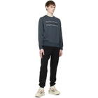 Moncler Gray Logo Cotton Jersey Long Sleeve Sweatshirt