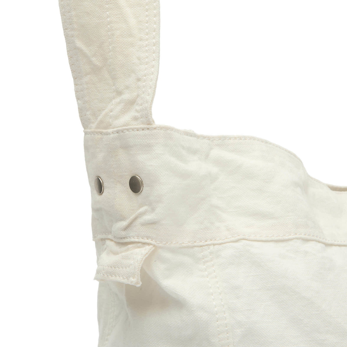 Nothing Written Women's Linen Cross Body Bag in White 