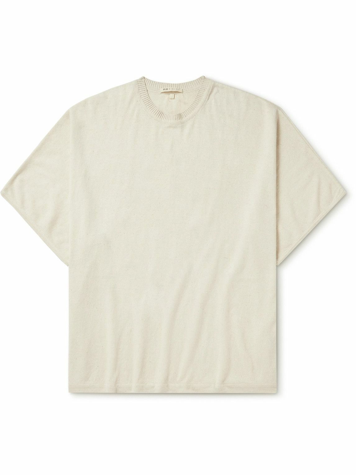 Photo: 11.11/eleven eleven - Cotton T-Shirt - Neutrals