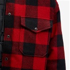 Vetements Men's Flannel Shirt Jacket in Red/Black Check