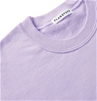 Flagstuff - Printed Fleece-Back Cotton-Blend Jersey Sweatshirt - Purple