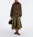 Ganni Very Bou teddy top-handle bag