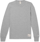 Todd Snyder Champion - Logo-Appliquéd Mélange Cotton-Jersey T-Shirt - Gray