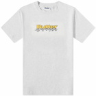 Butter Goods Men's Running Logo T-Shirt in Ash Grey