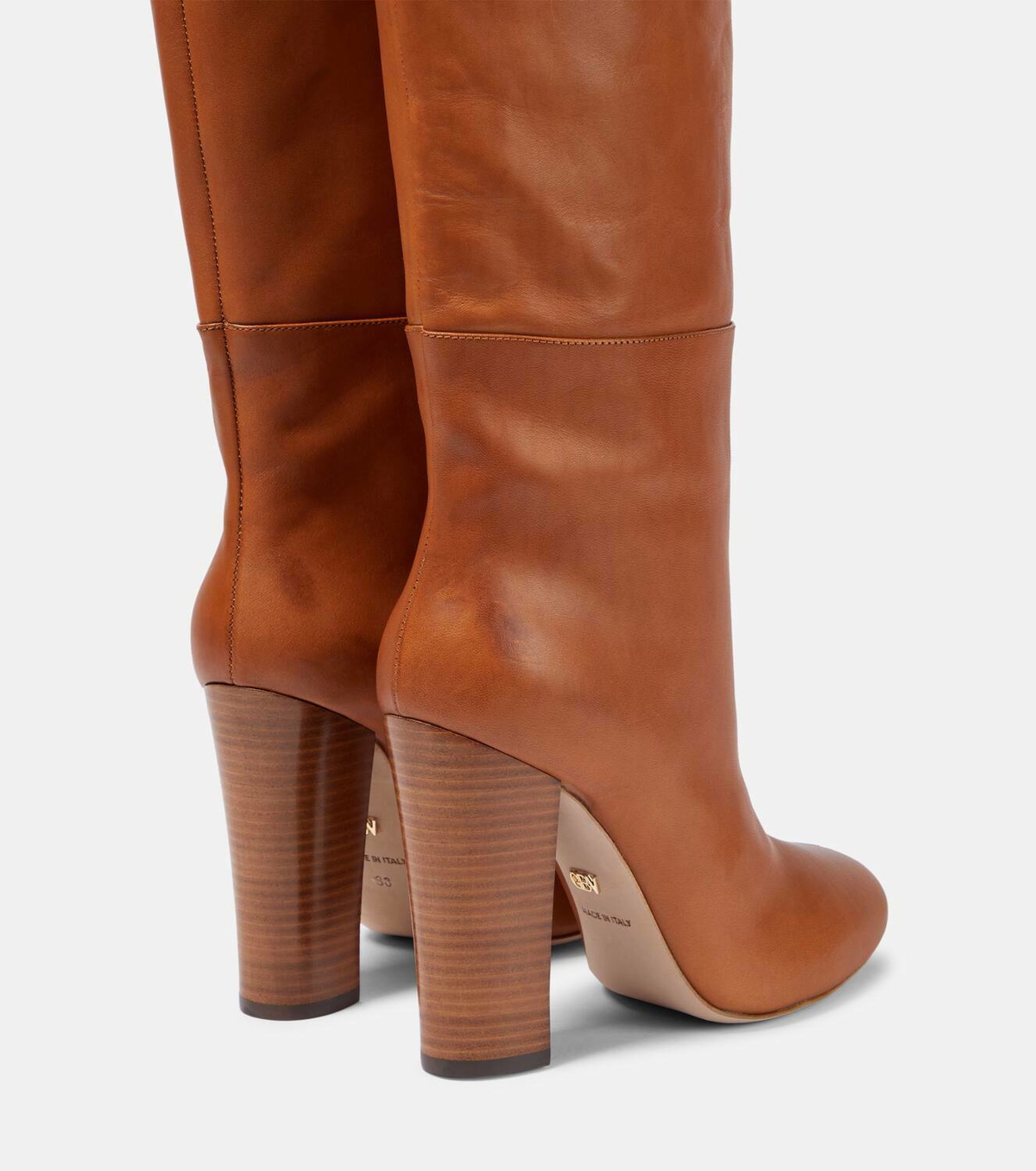 Giambattista Valli Leather knee-high boots