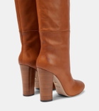 Giambattista Valli Leather knee-high boots