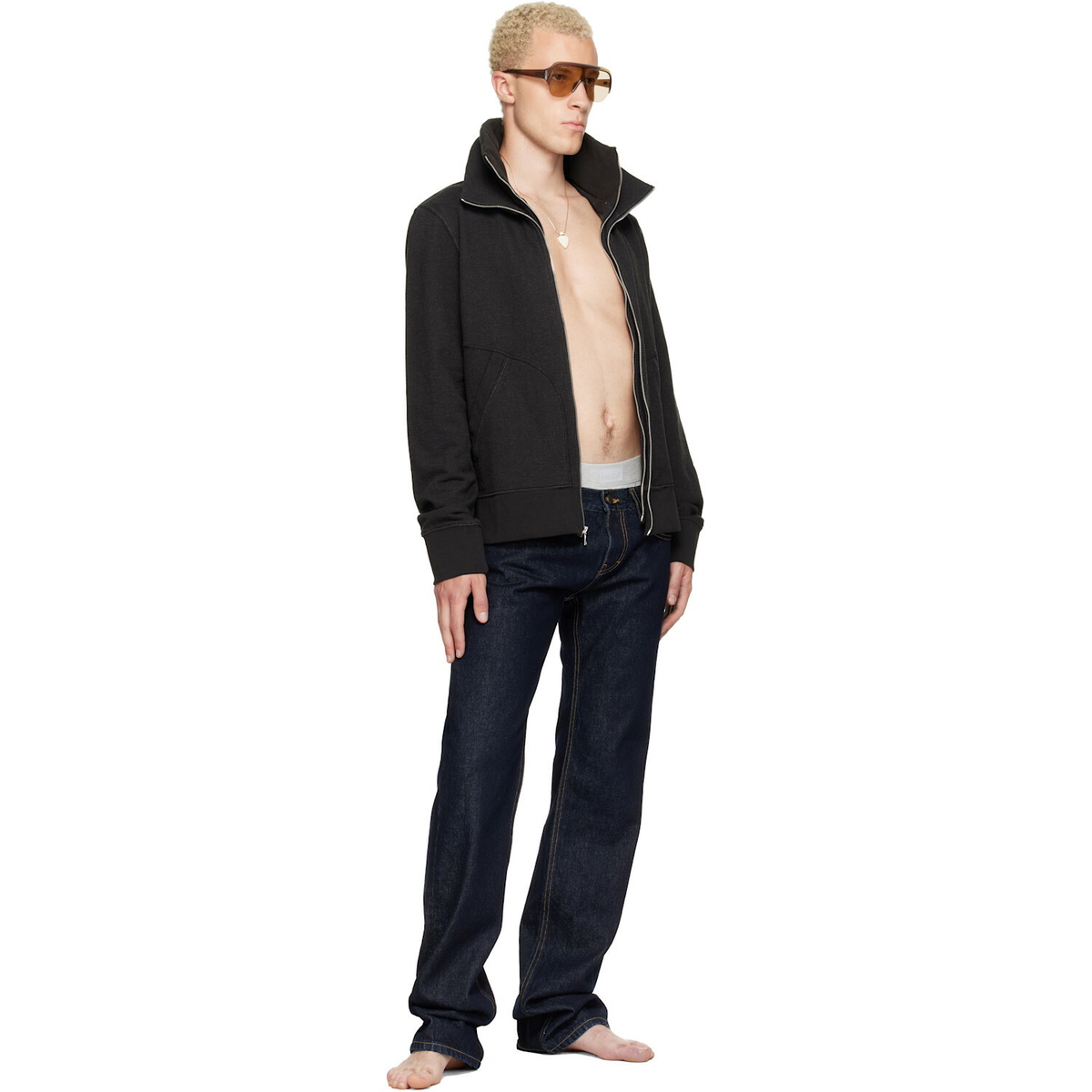 Raimundo Langlois Indigo Slim Straight Jeans