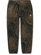 Nike - ACG NRG Wolf Tree Tapered Printed Recycled Polartec Therma-FIT Sweatpants - Green