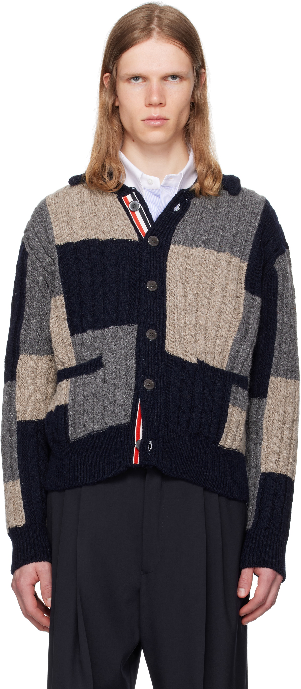 【送料&関税込】Thom Browne Multicolor Mohair Knitwear Thom Browne Multicolor Mohair Knitwear Thom Browne