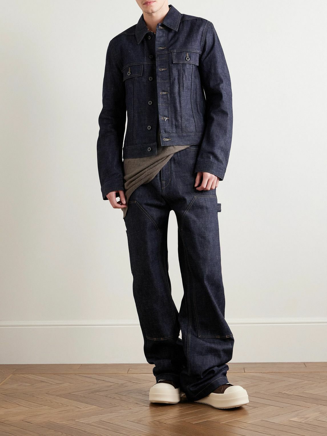 Rick Owens DRKSHDW Geth Jeans - Made In Japan 16oz Black