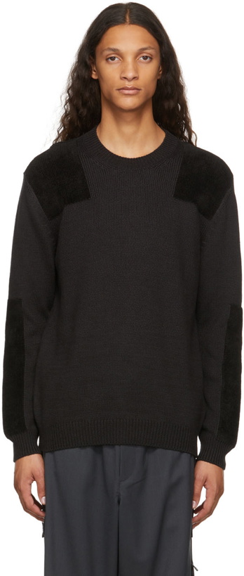 Photo: Moncler Black Military Crewneck