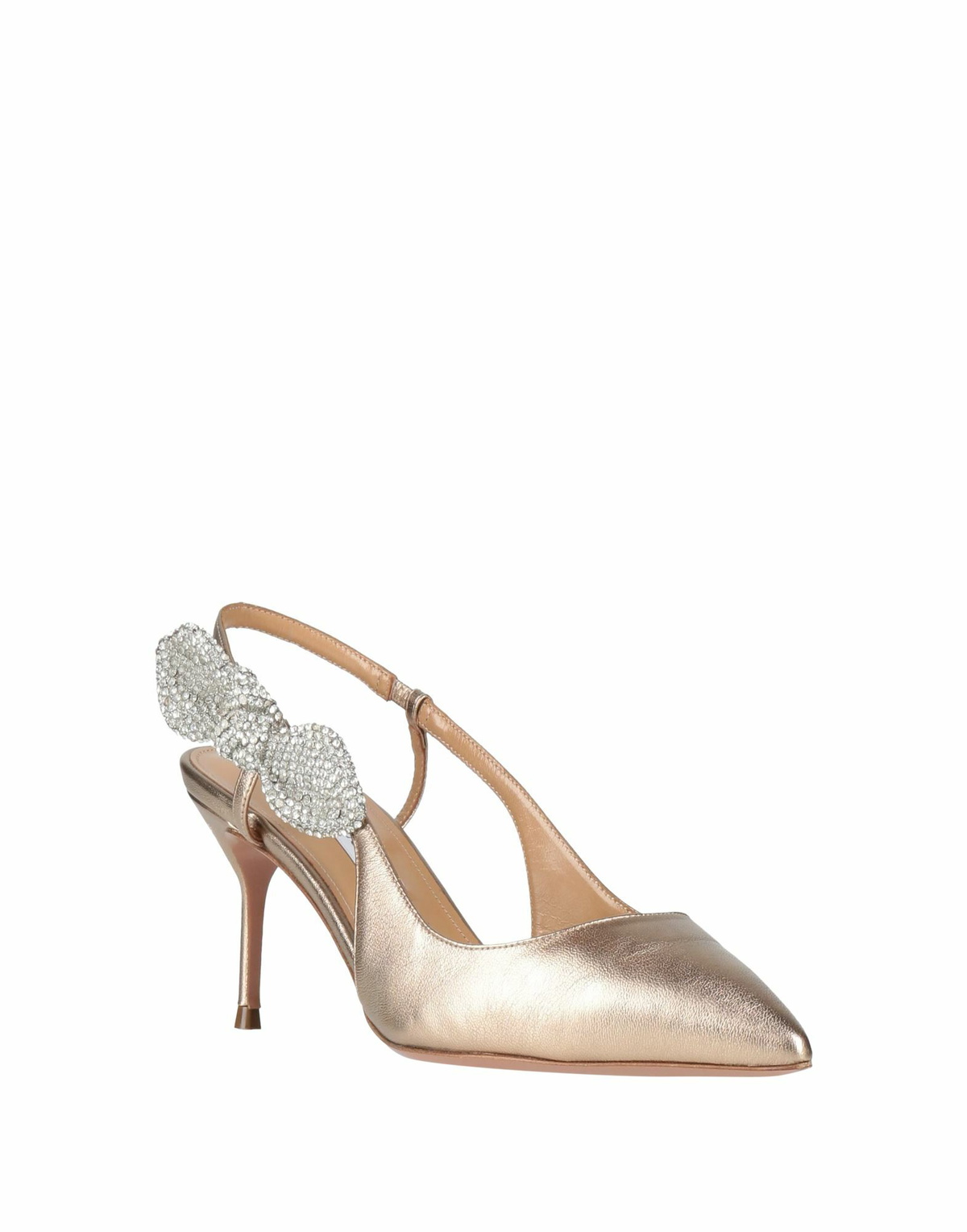 Aquazzura Womens Pumps in Gold