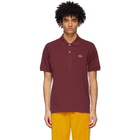 Lacoste Burgundy Ricky Regal Edition Pique Polo