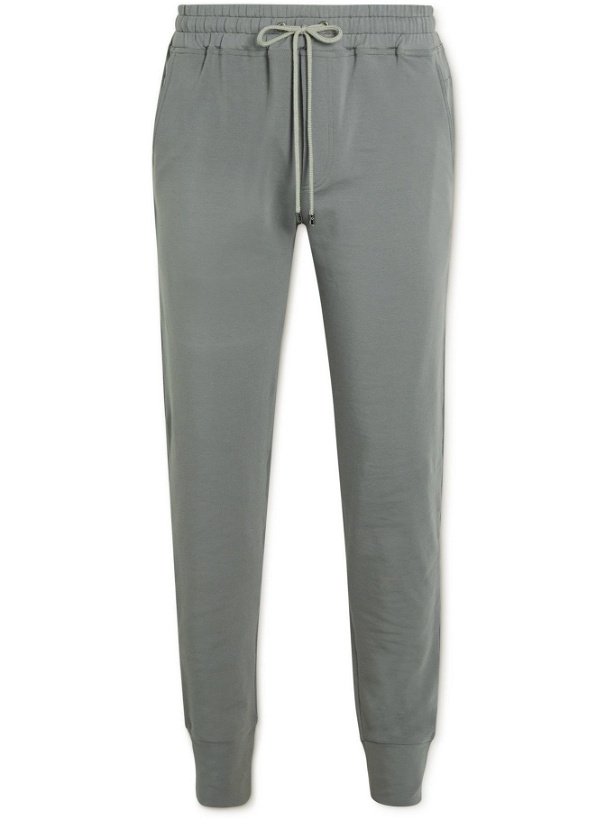 Photo: Zimmerli - Tapered Stretch Modal and Cotton-Blend Sweatpants - Gray