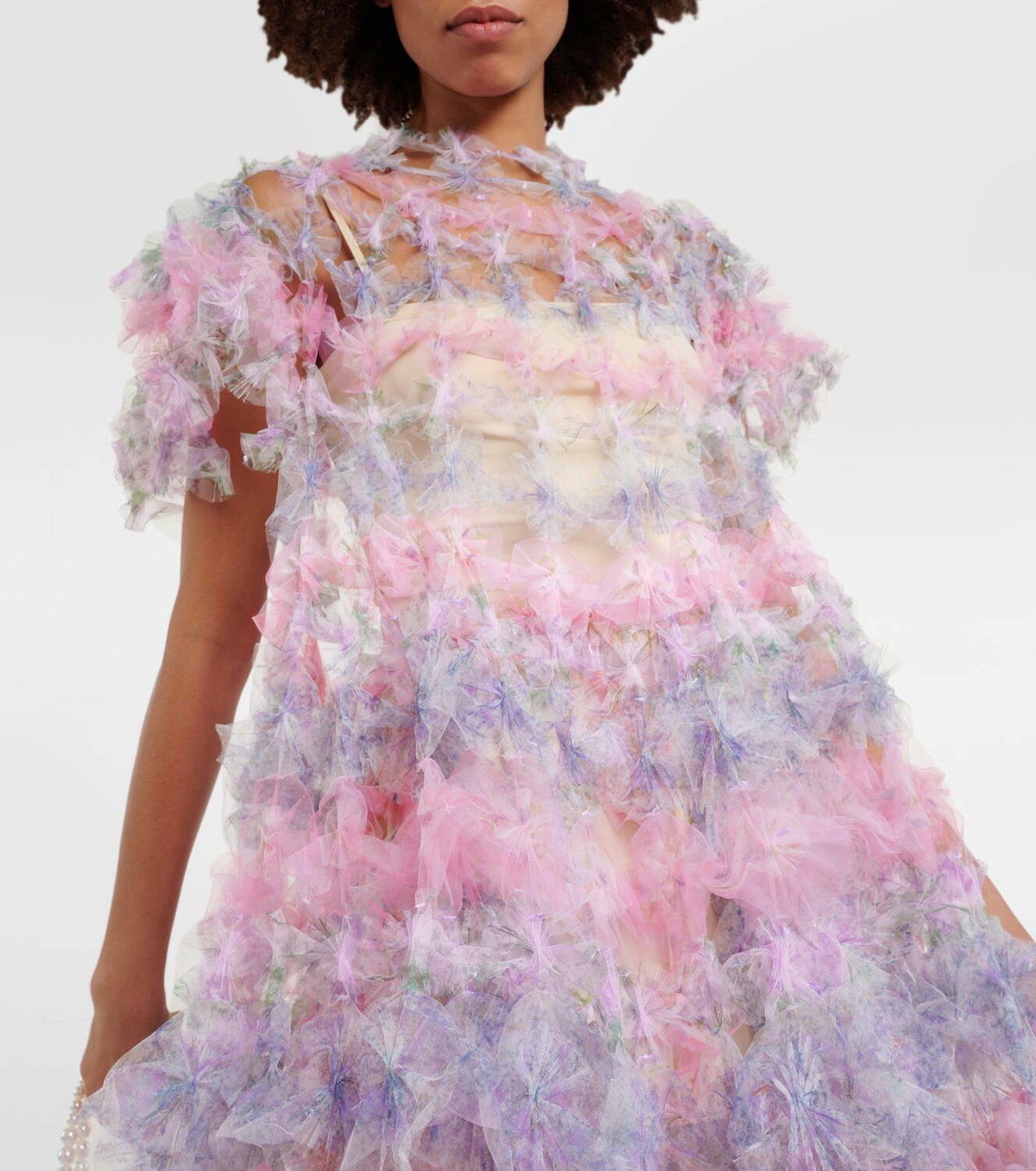 Susan Fang Tulle midi dress