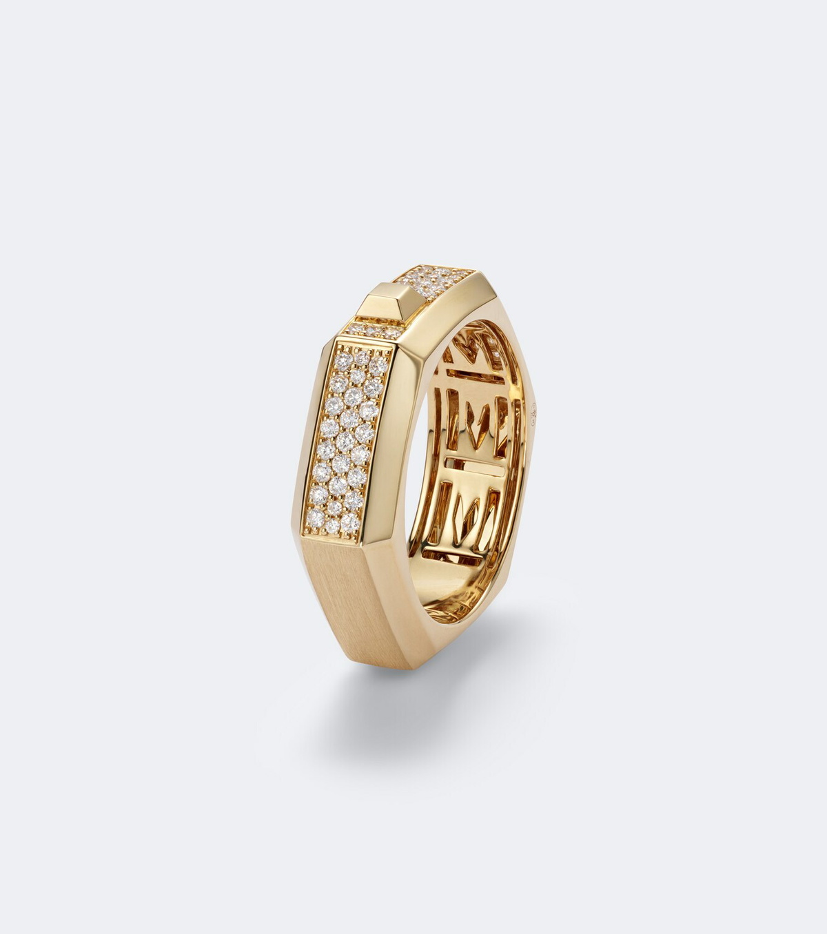 Messika Moderniste 18kt gold ring with diamonds