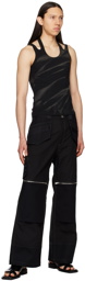 Dion Lee Black Interlink Tank Top