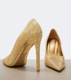 Gucci Donna embellished leather pumps