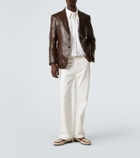 Church's Leather-trimmed loafers