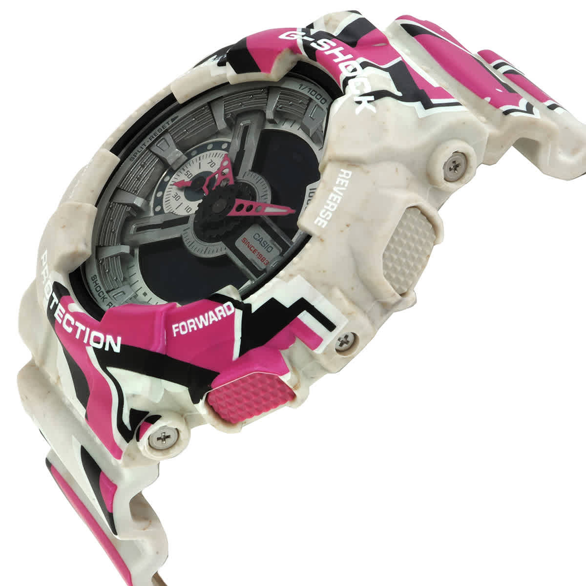 Casio G-Shock Alarm World Time Quartz Analog-Digital Watch GA-110SS-1ADR