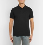 Moncler - Cotton-Piqué Polo Shirt - Men - Black