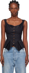 Vivienne Westwood Black Monday Vest Top