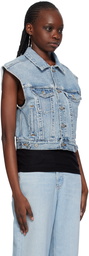 AGOLDE Blue Charli Denim Vest