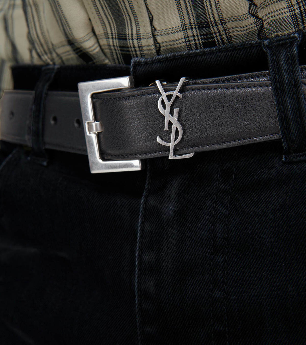 saint laurent mens belt