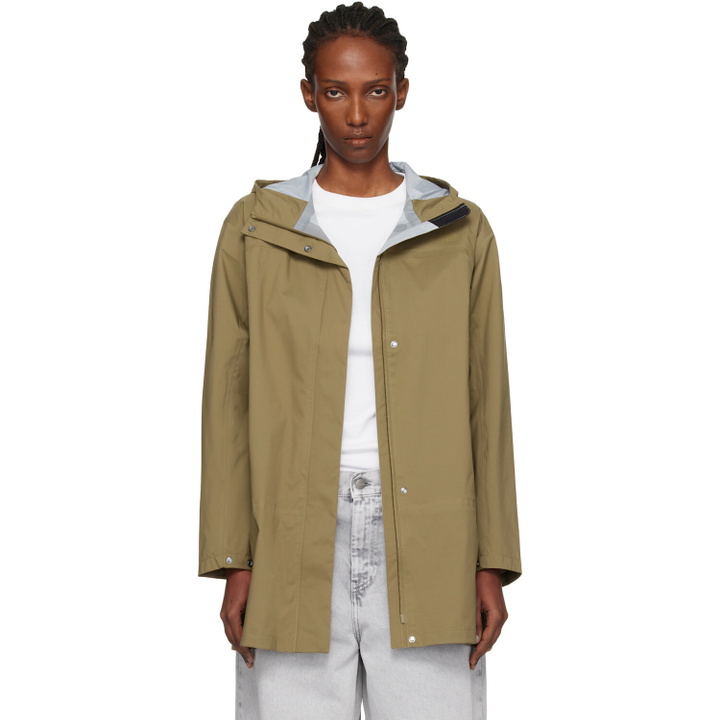 Photo: The North Face Khaki Voyage Rain 3L Hooded Parka