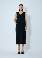 Yohji Yamamoto Double Knit Midi Dress