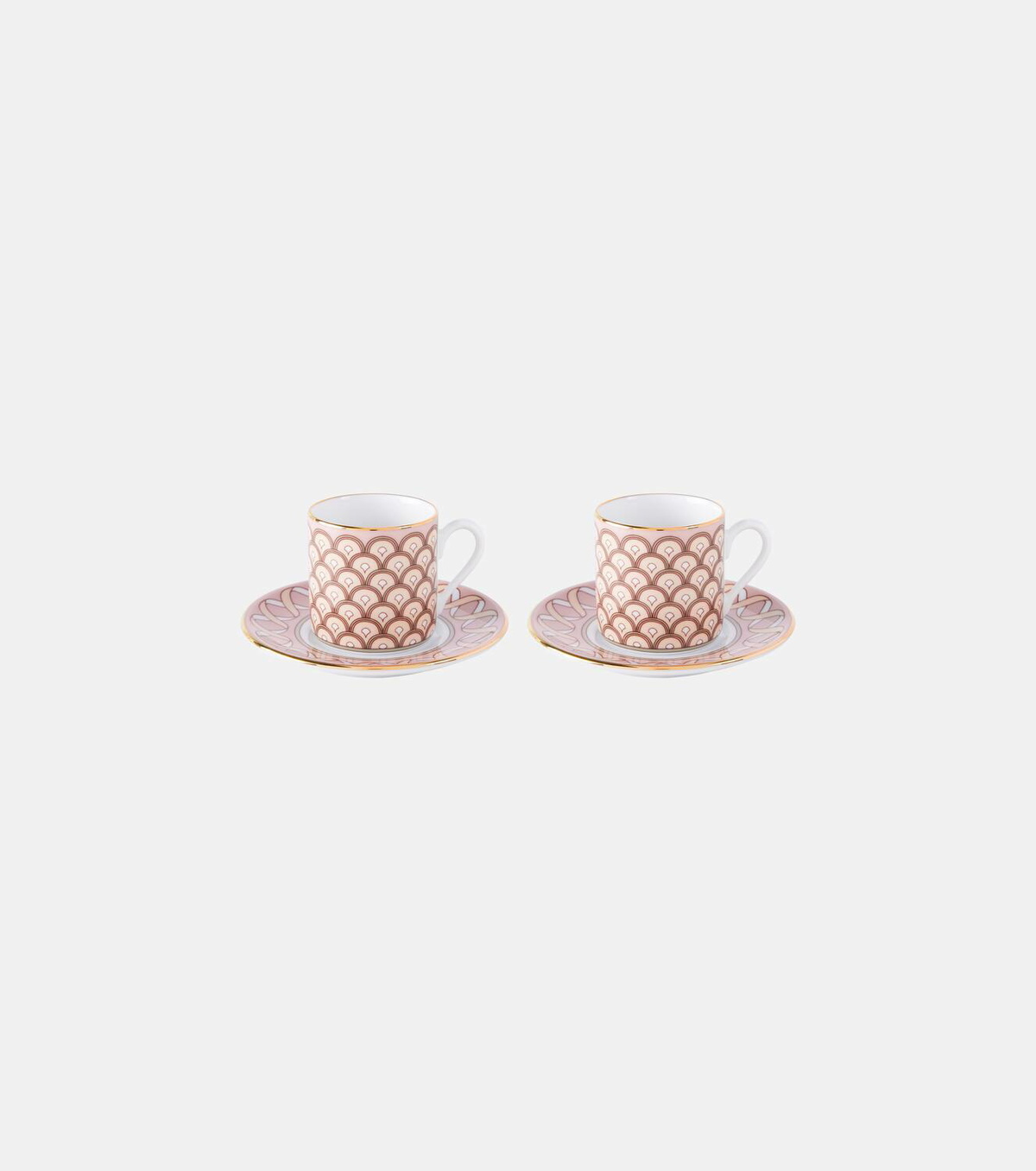 La DoubleJ Impero set of 2 espresso cups and saucers