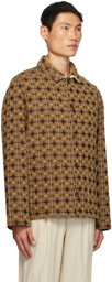 XENIA TELUNTS Brown Flower Jacket