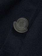 Moncler - Logo-Appliquéd Wool Sweater - Blue