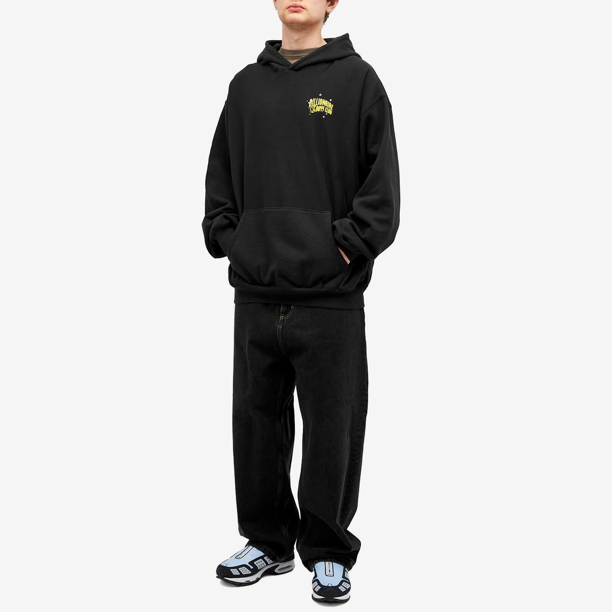 Billionaire Boys Club Men's Oversized Arch Logo Hoodie in Black