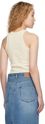 Arch The Beige Crewneck Tank Top