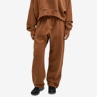 WARDROBE.NYC Women's x Hailey Bieber Track Pant in Brown