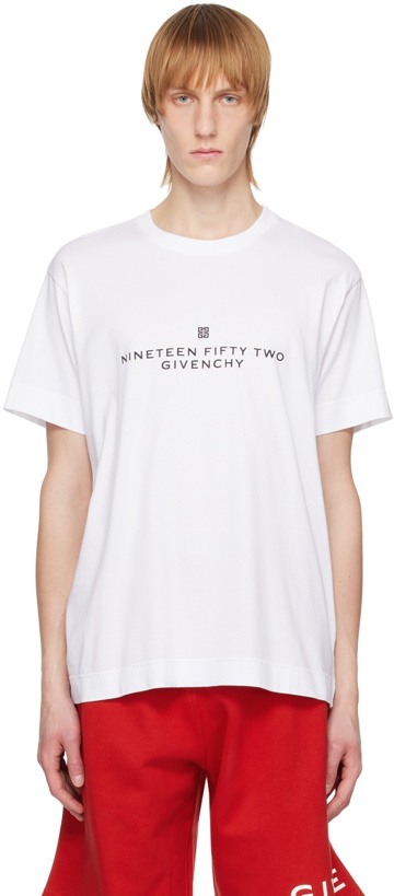 Photo: Givenchy White Classic T-Shirt