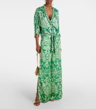 Poupette St Barth Clea printed wide-leg pants