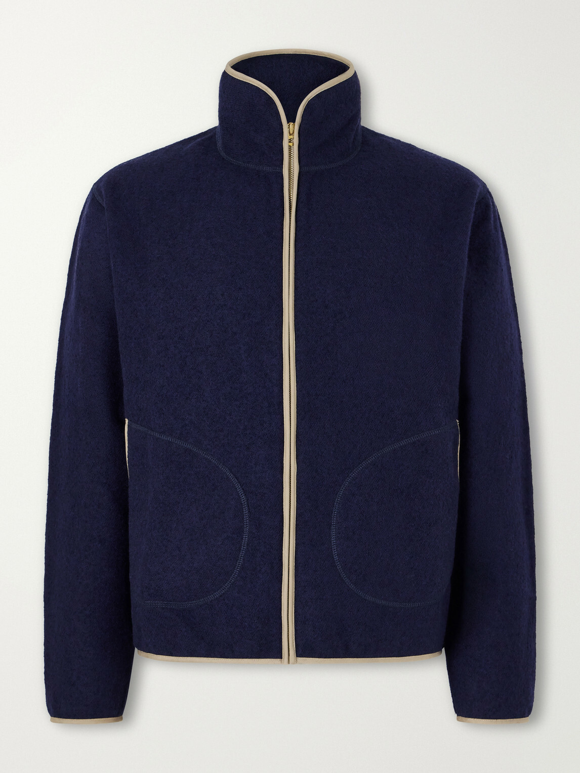 Fortela - K13 Brushed Virgin Wool-Twill Jacket - Blue
