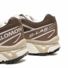 Salomon XT-6 Sneaker in Earth Brown/Walnut/Ftw Silver