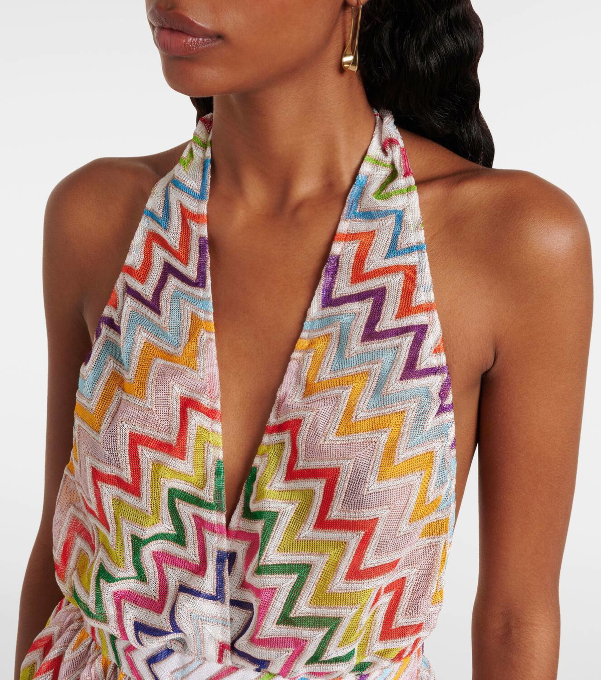 Missoni Zigzag lamé romper
