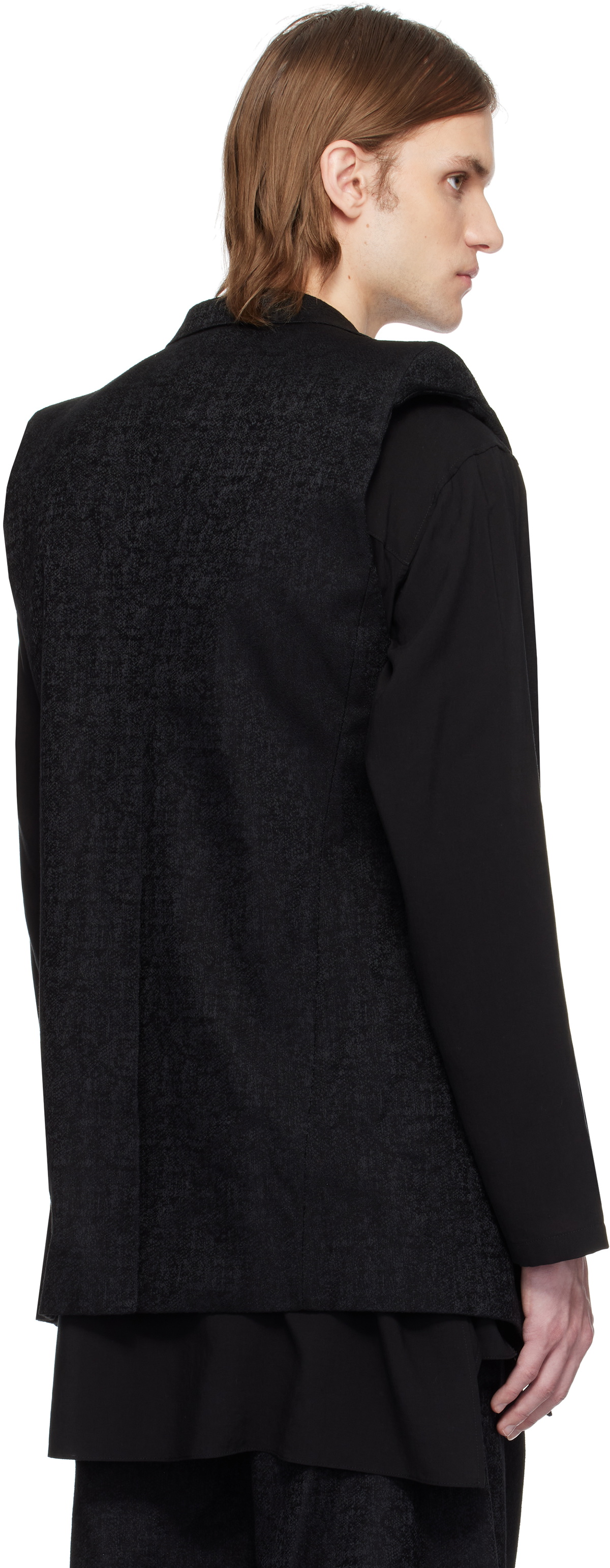 Julius Black Herren Sleeveless Blazer