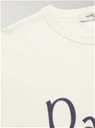 Maison Kitsuné - Printed Cotton-Jersey T-Shirt - Neutrals