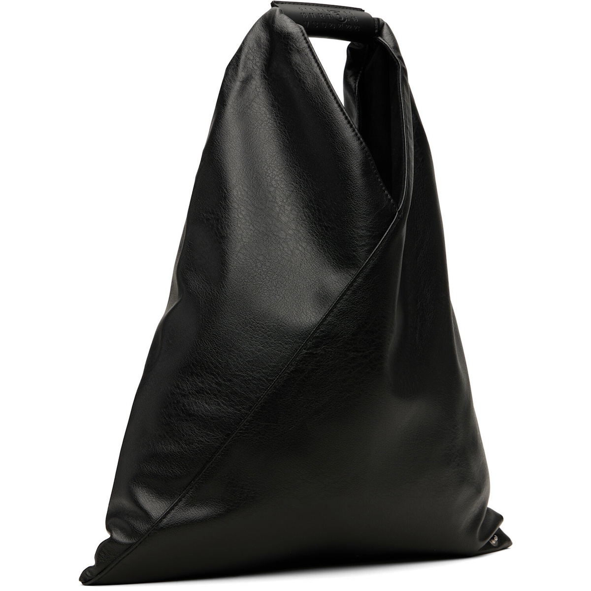 MM6 Maison Margiela Black Small Triangle Tote