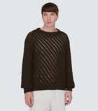 Lemaire - Openwork cotton-blend sweater