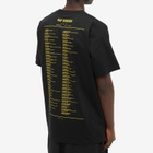 Raf Simons Men's Printworks Tour T-Shirt in Black