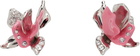 Marni Rhinestone Tulip Earrings