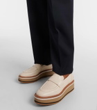 Clergerie Bahati leather platform loafers